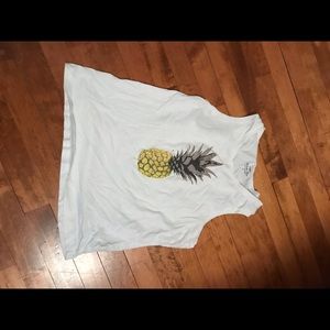 J Crew Pineapple Tank Top